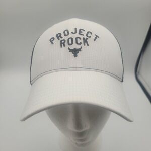 Under Armour Project‎ Rock Men's Trucker Hat Snapback Cap White Black New W/ Tag